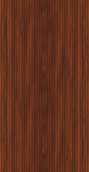 Brown Paper Fluted Laminate 8x4 ft Texture 1 mm - DG 640