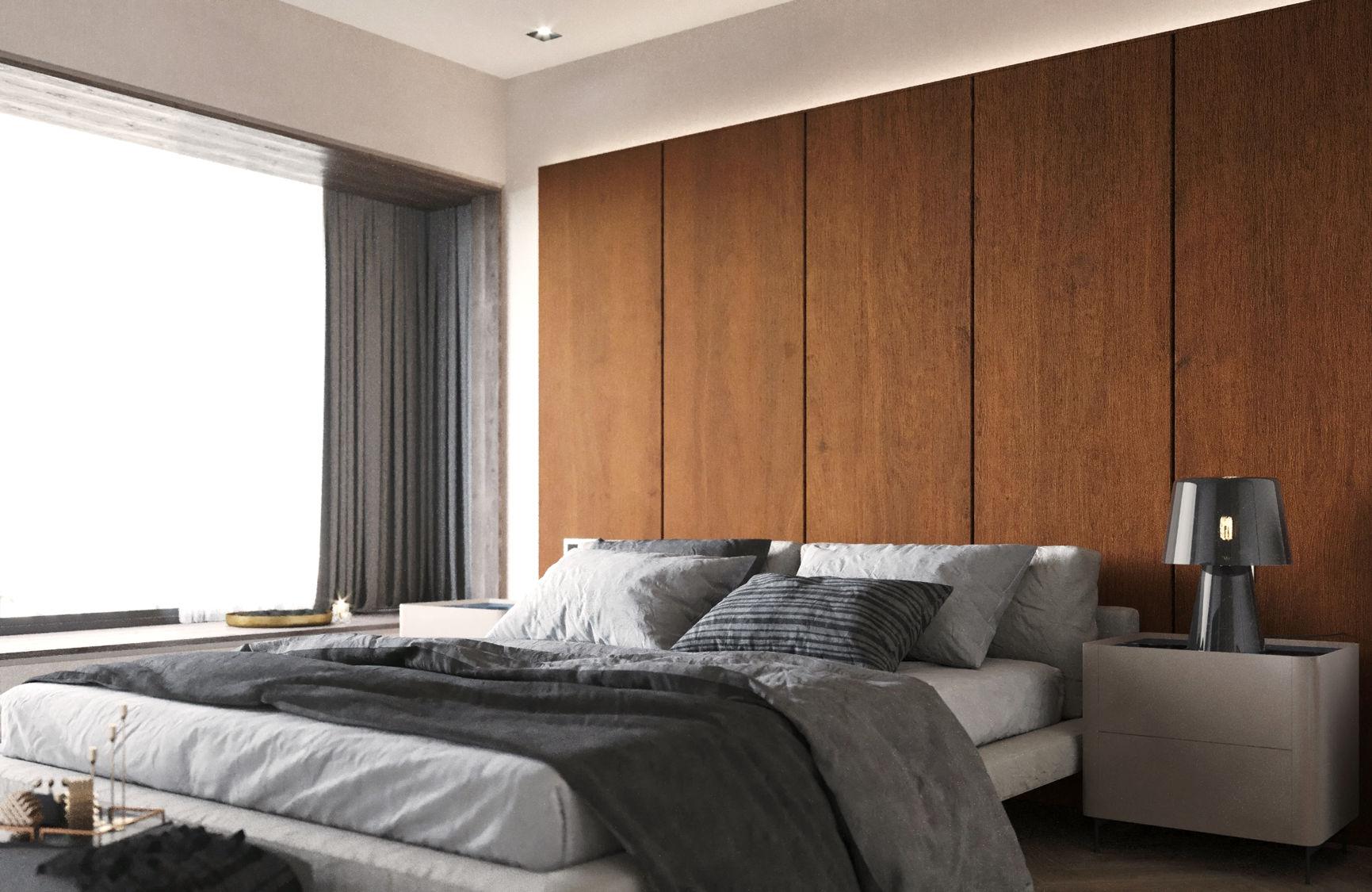 Fountain Mist Wood Laminate 8x4 ft Texture 1.25 mm - FM 1727