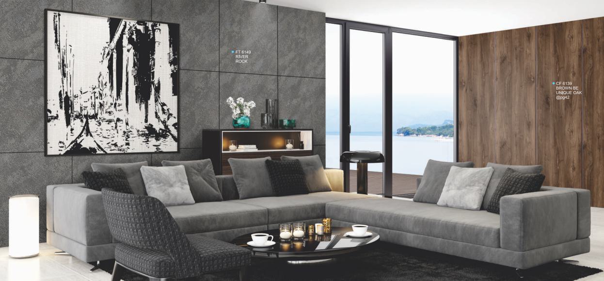 Advance Laminates River Rock 8x4 ft Texture marble & stone laminates Grey FT_6149