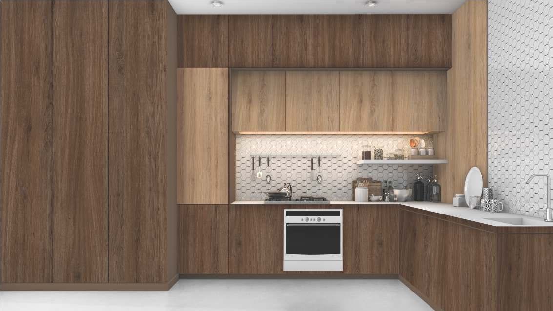 Oak Dark Wood Laminate 8x4 ft Texture 1 mm - GA6105 Santana