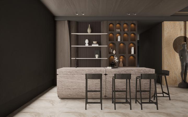Marble & Stone Laminate 8x4 ft High Gloss 1.5 mm - GA 4804