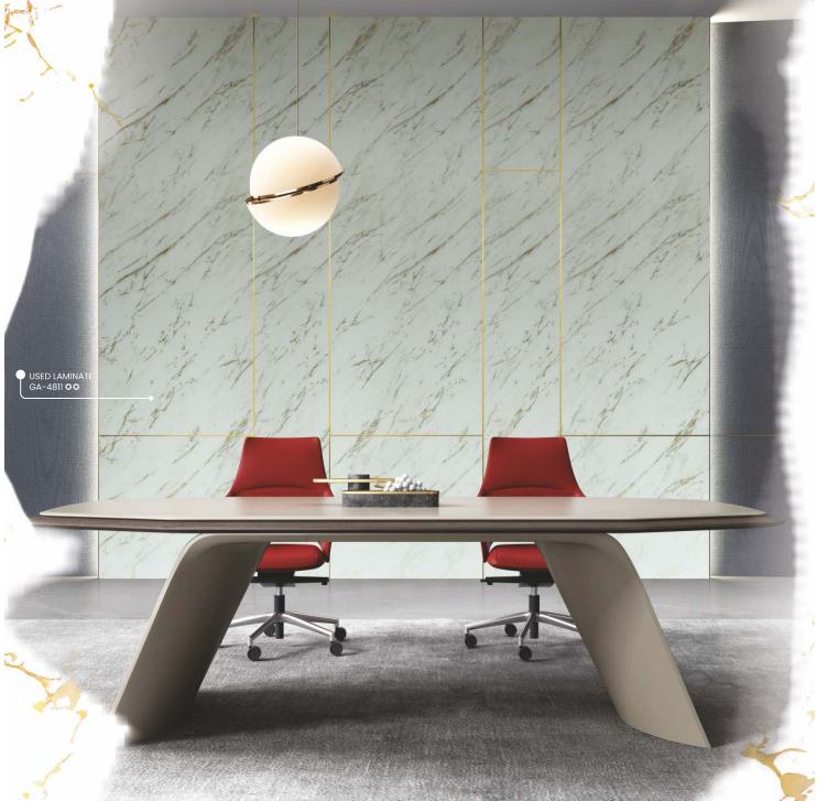 Marble & Stone Laminate 8x4 ft High Gloss 1.5 mm - GA 4811