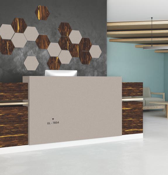 Marble & Stone Laminate 8x4 ft Glossy 1.5 mm - GL 7854