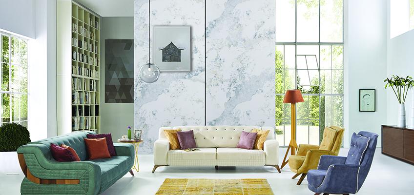 Marble & Stone Laminate 8x4 ft Glossy 1.5 mm - GL 7962