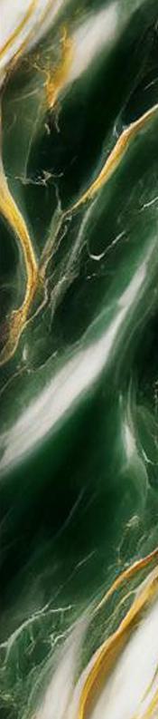 & Stone Laminate 8x4 ft High Gloss 3 mm - Green Marble