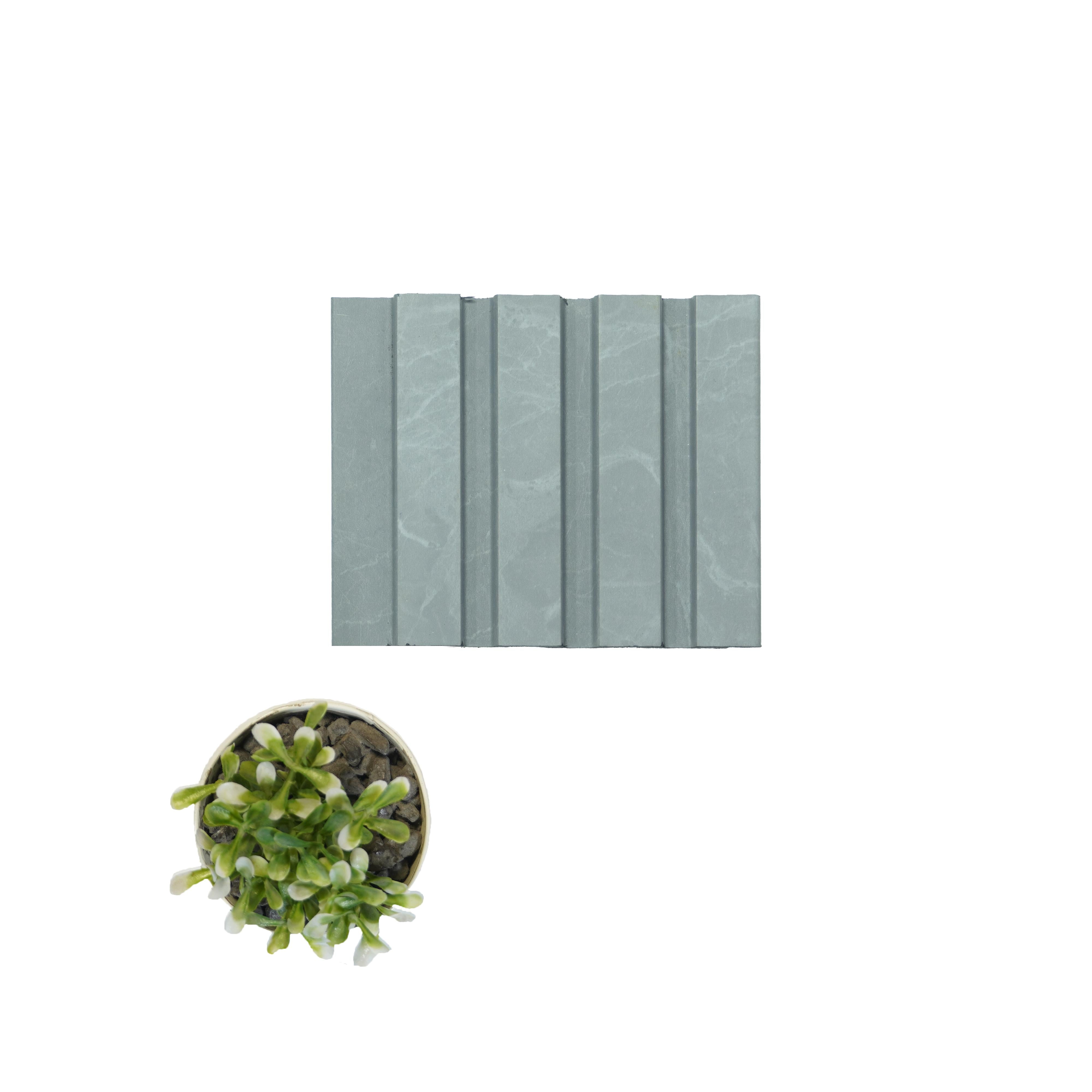 & Stone Laminate 8x4 ft High Gloss 3 mm - Grey Marble