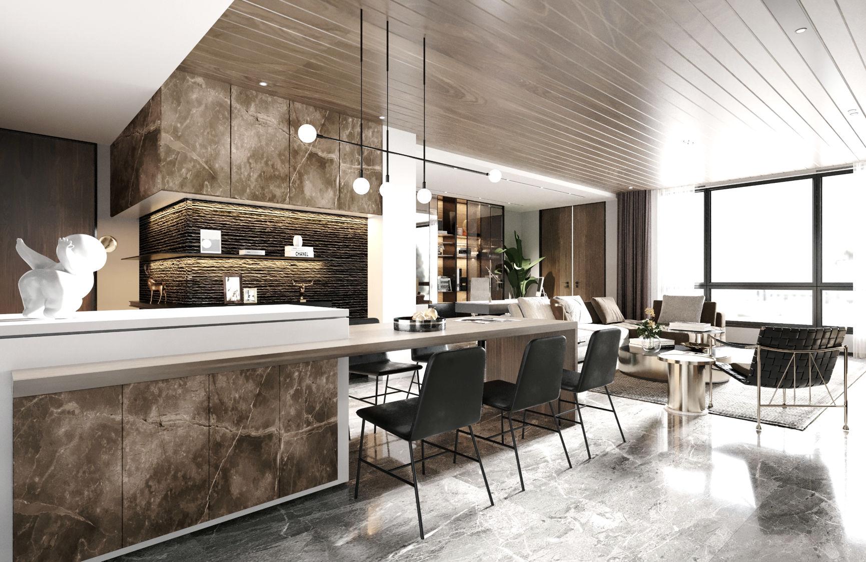 Finish Marble & Stone Laminate 8x4 ft Texture 1.25 mm - HD 7049