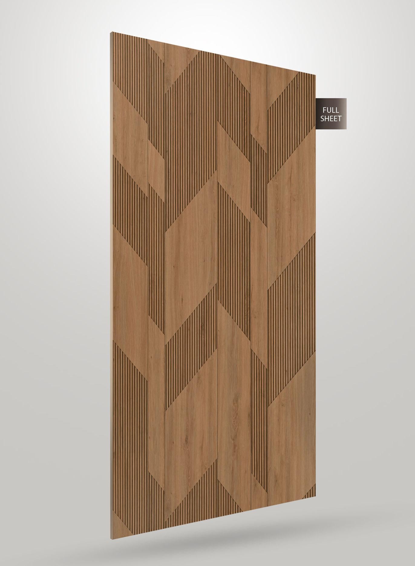 Fluted Laminate 8x4 ft Texture 1.25 mm - HD 7053