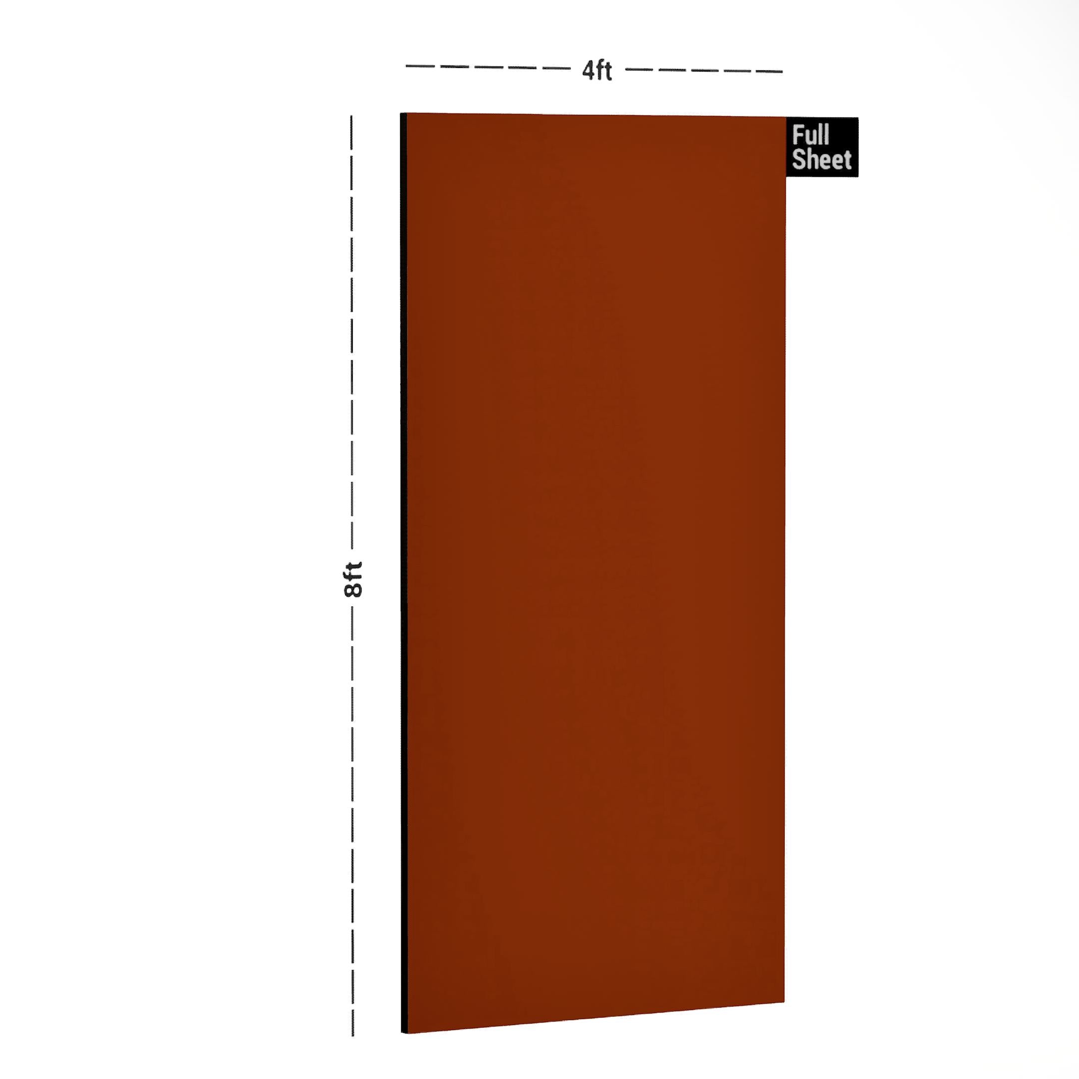 Mirror Plain Laminate 8x4 ft High Gloss 1 mm - HGL 323