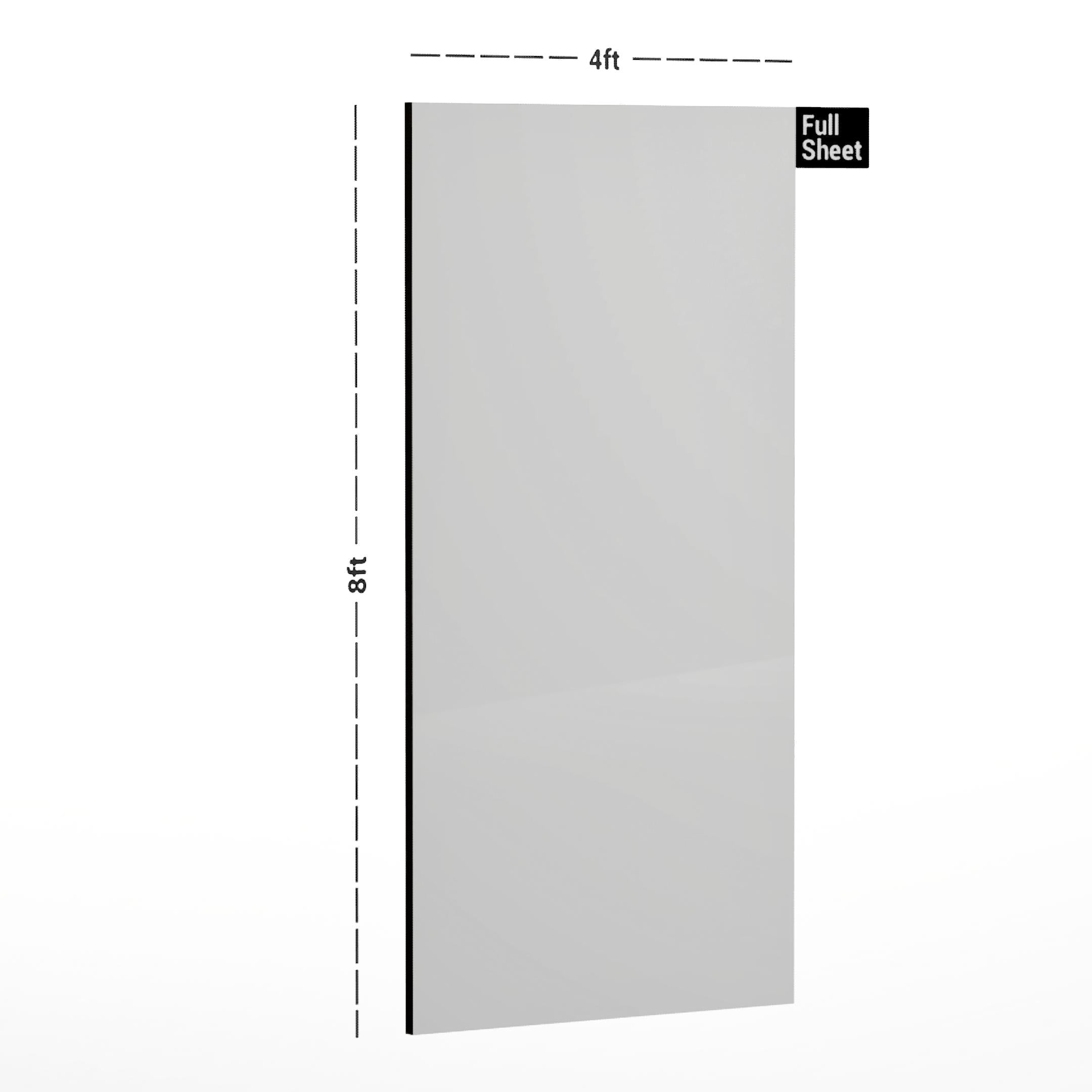 Mirror Plain Laminate 8x4 ft High Gloss 1 mm - HGL 501