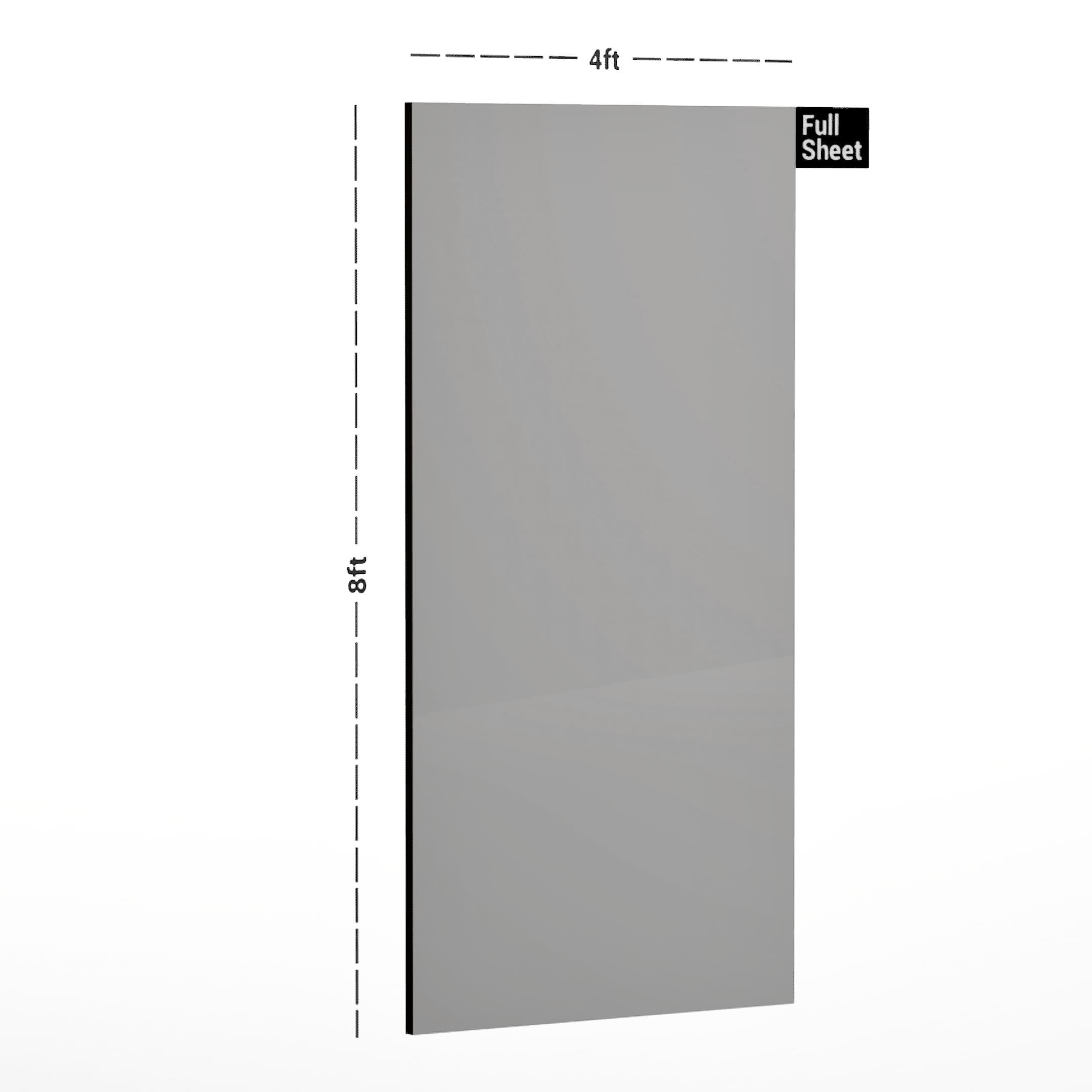 Mirror Plain Laminate 8x4 ft High Gloss 1 mm - HGL 504