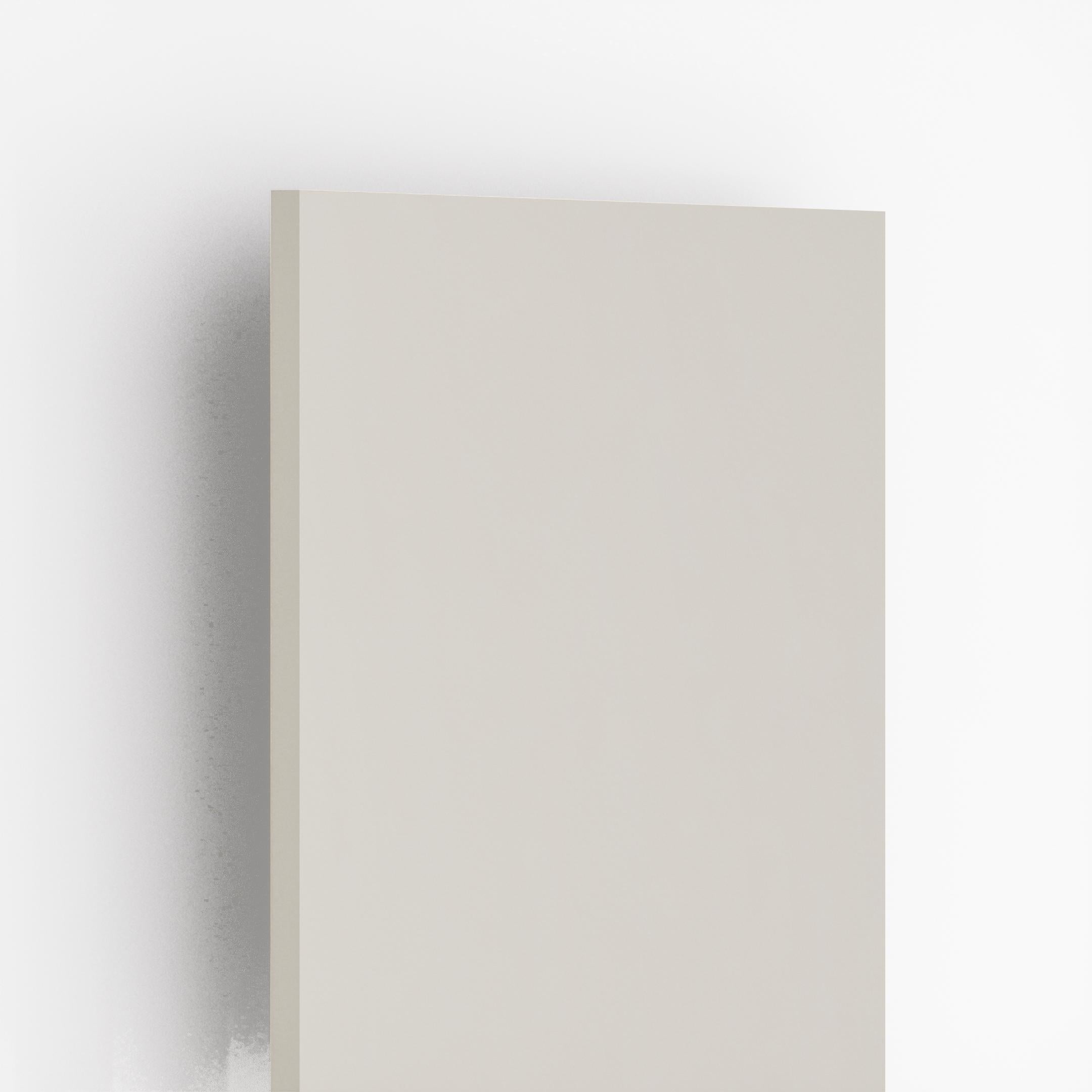 Egg White Plain Laminate 8x4 ft High Gloss 1 mm - HGL 901