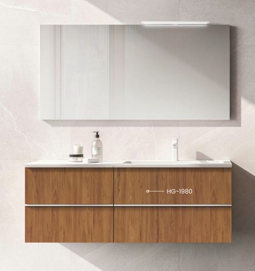 Arabian Teak Wood Laminate 8x4 ft High Gloss 1 mm - HG 1980