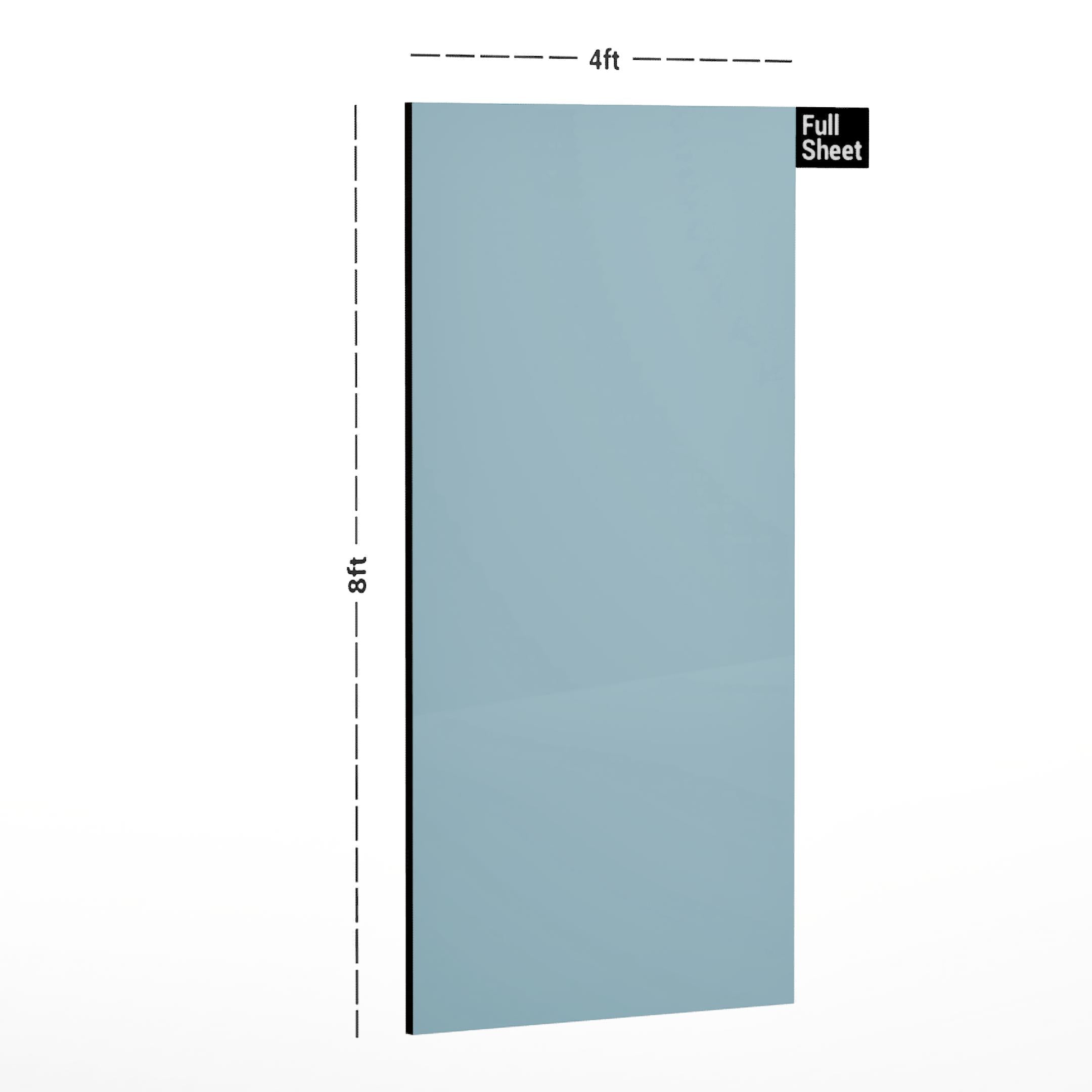 Sky Blue Plain Laminate 8x4 ft High Gloss 1 mm - HG 237