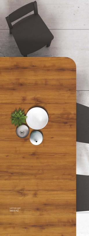 Chamois Tropical Wood Laminate 8x4 ft Texture 1 mm - HZ 1469