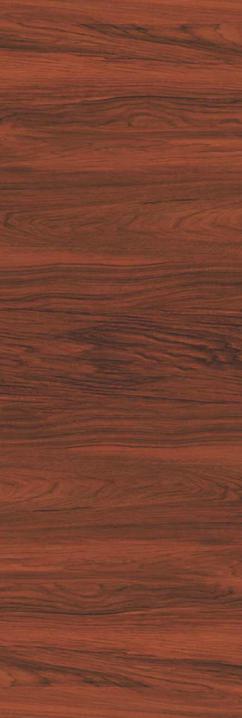 Brown wood grain laminate with textured finish and dark striations, showcasing a wood appearance with visible grain pattern.