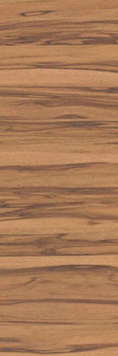 Brown wood laminate with textured finish and wood grain pattern, showing horizontal lines and darker streaks.