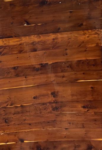 Hz-Smoked English Yew 2440x1220 mm Silicon Natural Veneer - 3.7 mm