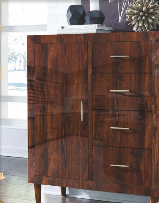 Wood Laminate 8x4 ft High Gloss 1.5 mm - KR 203