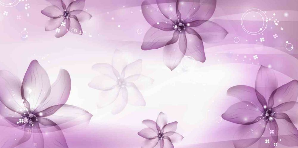 Charming Floral Designer Laminate 8x4 ft High Gloss 1 mm - LCD 1003