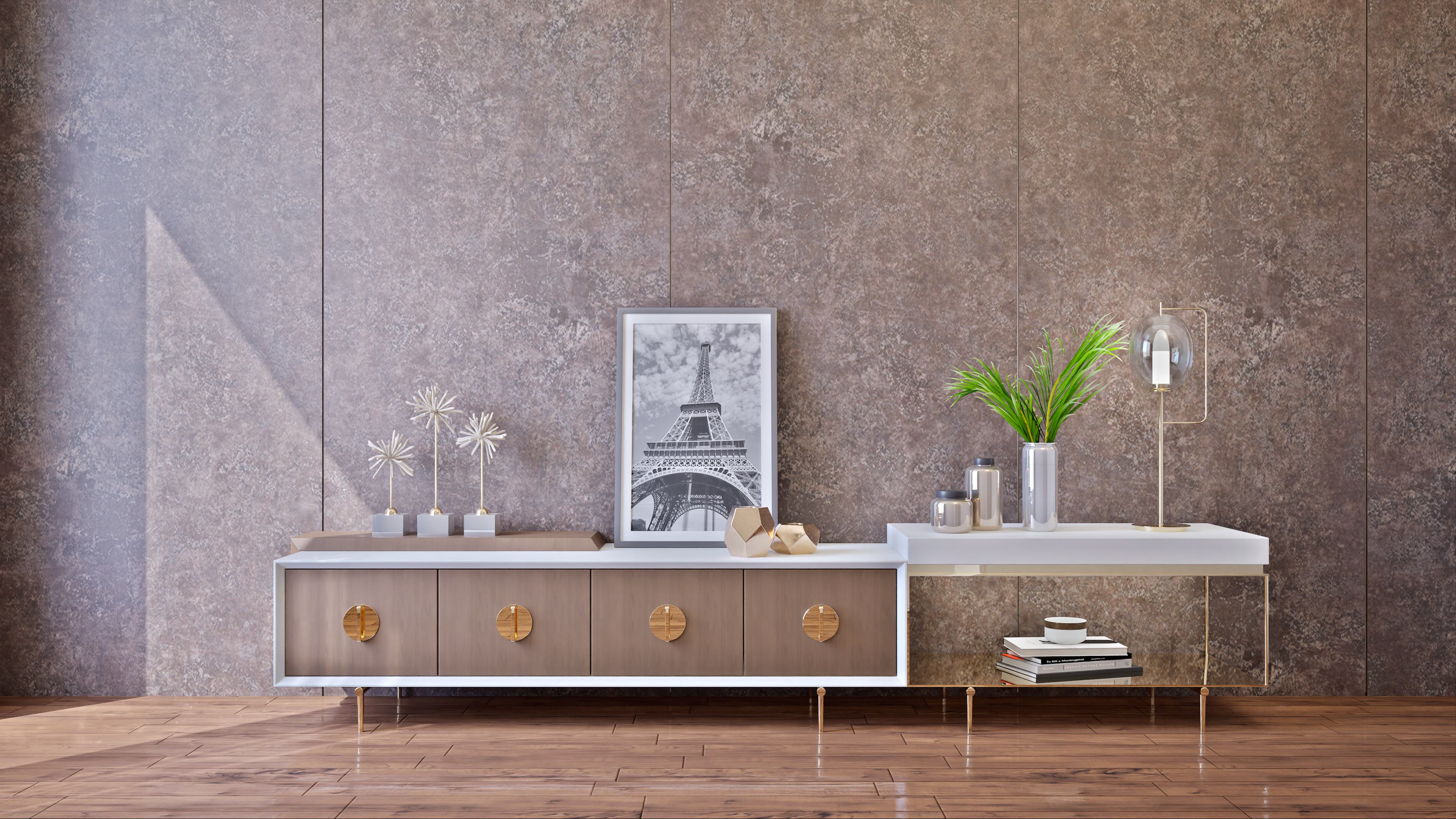 LM 00736 HM Ancient Stone 8 ft x 4 ft Decorative Laminate - 1 mm