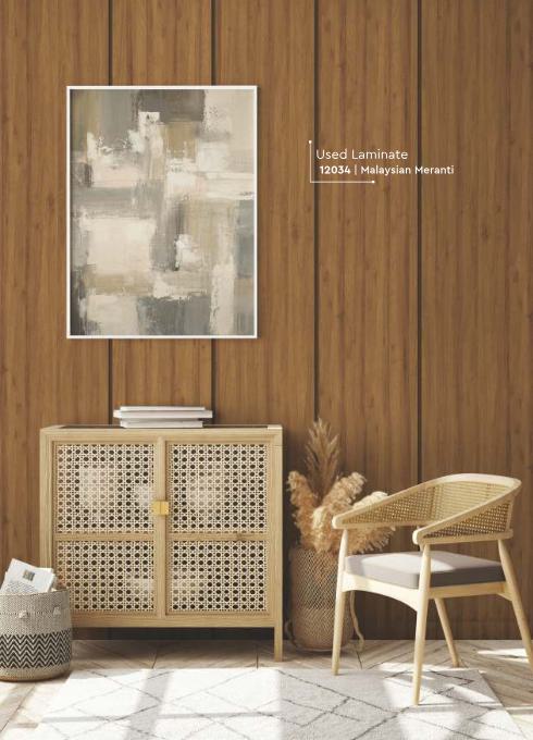 Rust Cut Wood Laminate 8x4 ft Texture 1 mm - LM 01644