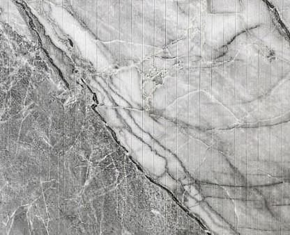 Grey Carrara Marble & Stone Laminate 8x3.5 ft Glossy 4 mm - LM 11005