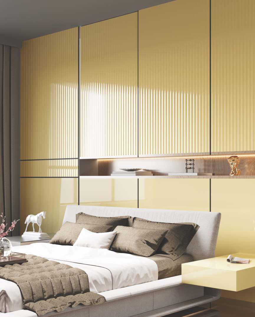 Fluted Laminate 8x4 ft Glossy 2.5 mm - LM 12386