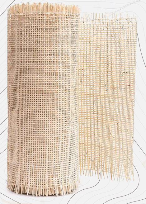 Rattanex Series Square Natural Dark Cane Laminate 25x2 ft 1 mm - LM 12549