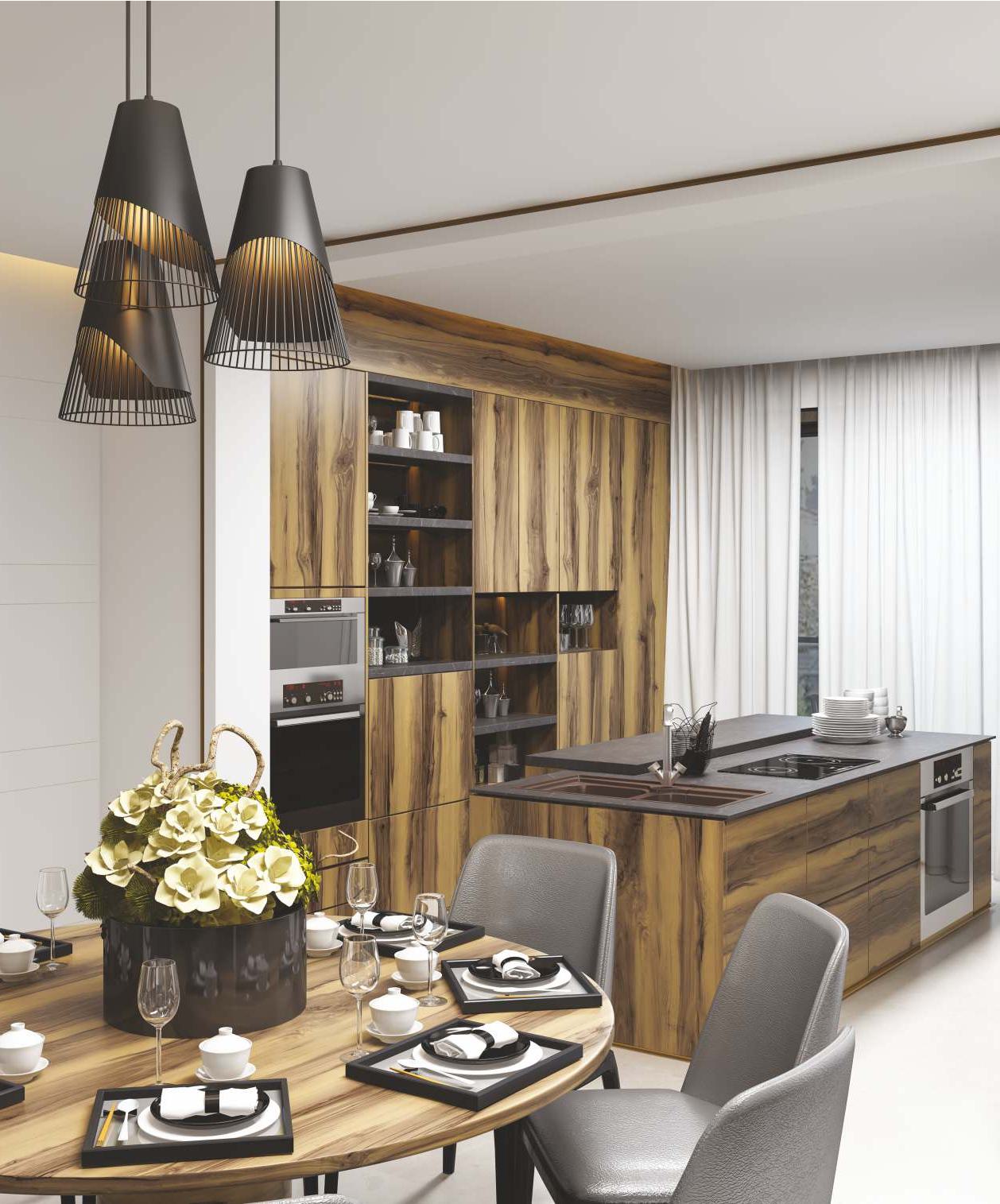 One and Only Wood Laminate 8x4 ft Texture 1 mm - LM 14335