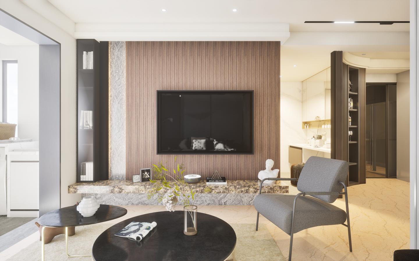Series Marble & Stone Laminate 8x4 ft Texture 1.25 mm - LX2023 Natural