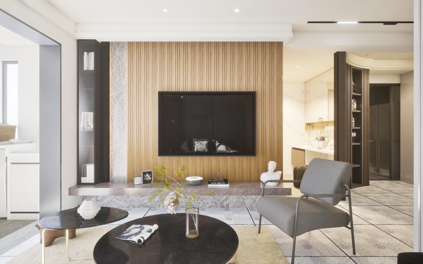 Series Marble & Stone Laminate 8x4 ft Texture 1.25 mm - LX2053 Natural