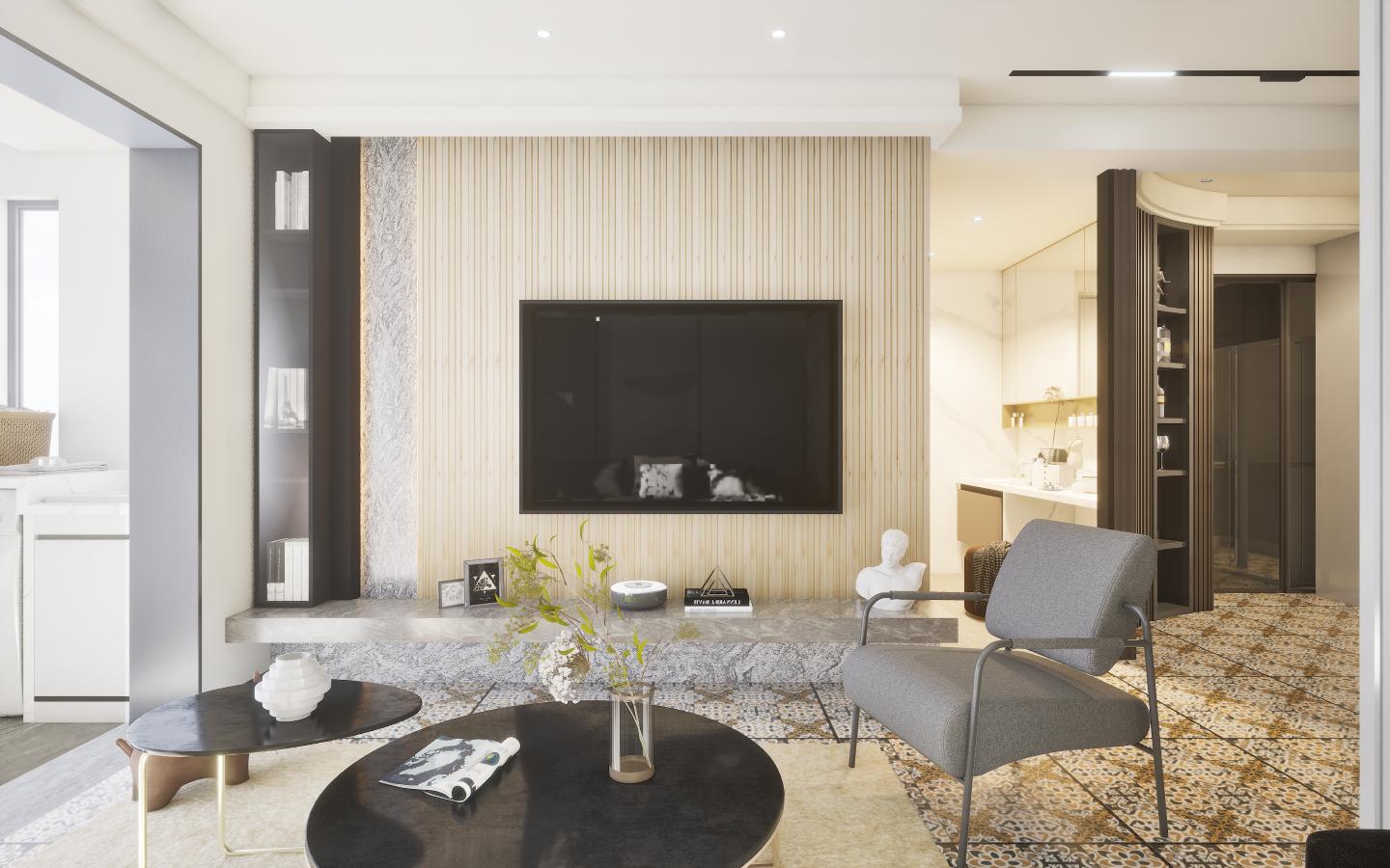 Series Marble & Stone Laminate 8x4 ft Texture 1.25 mm - LX2056 Natural