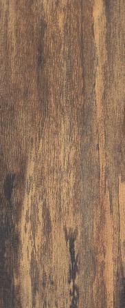 Brown wood grain laminate with textured finish and dark streaks, showing natural wood appearance and varied tone