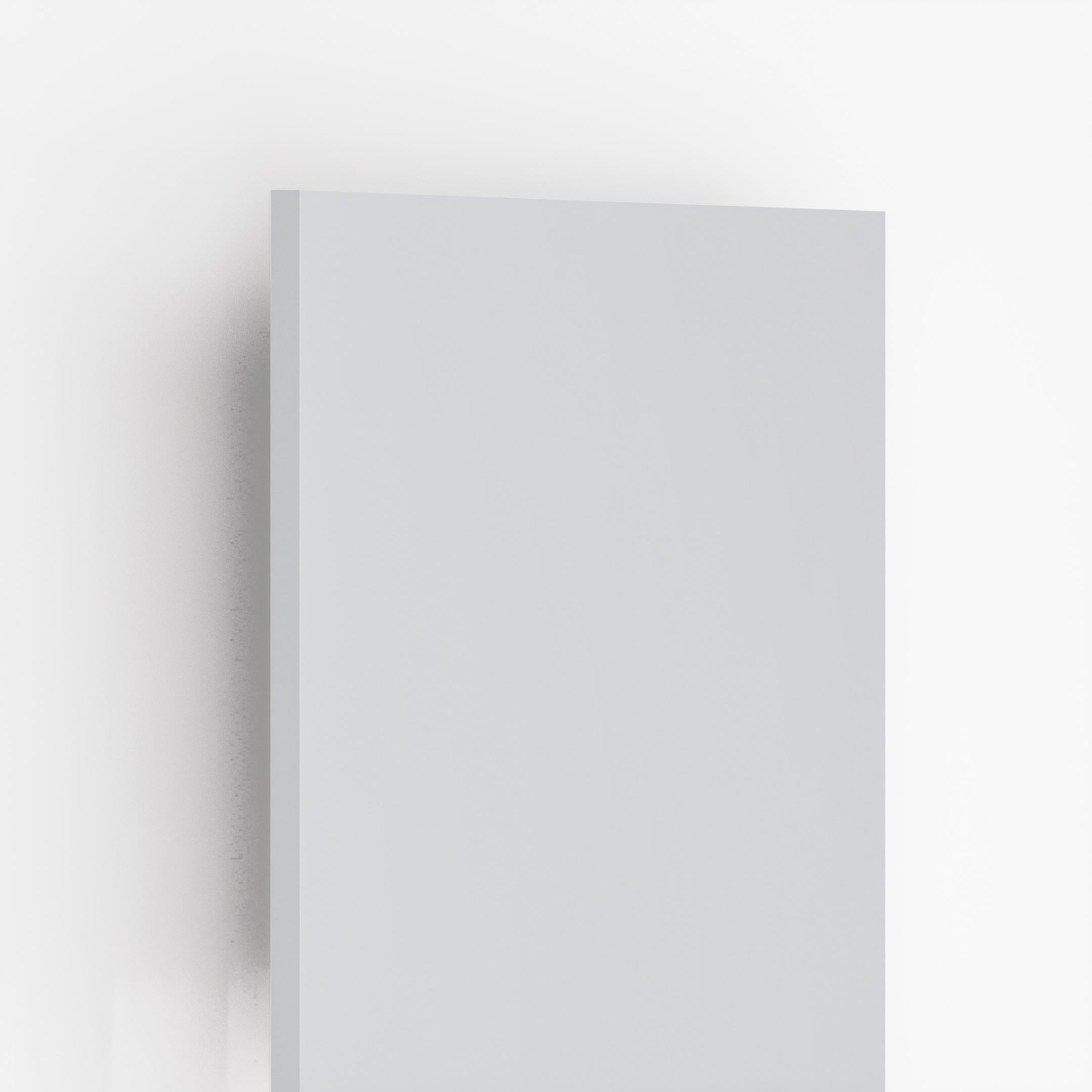 Super White Plain Laminate 8x4 ft Suede 1 mm - Oliviya 11001