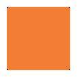 HG Orange Plain Laminate 8x4 ft High Gloss 1 mm - Oliviya 11024