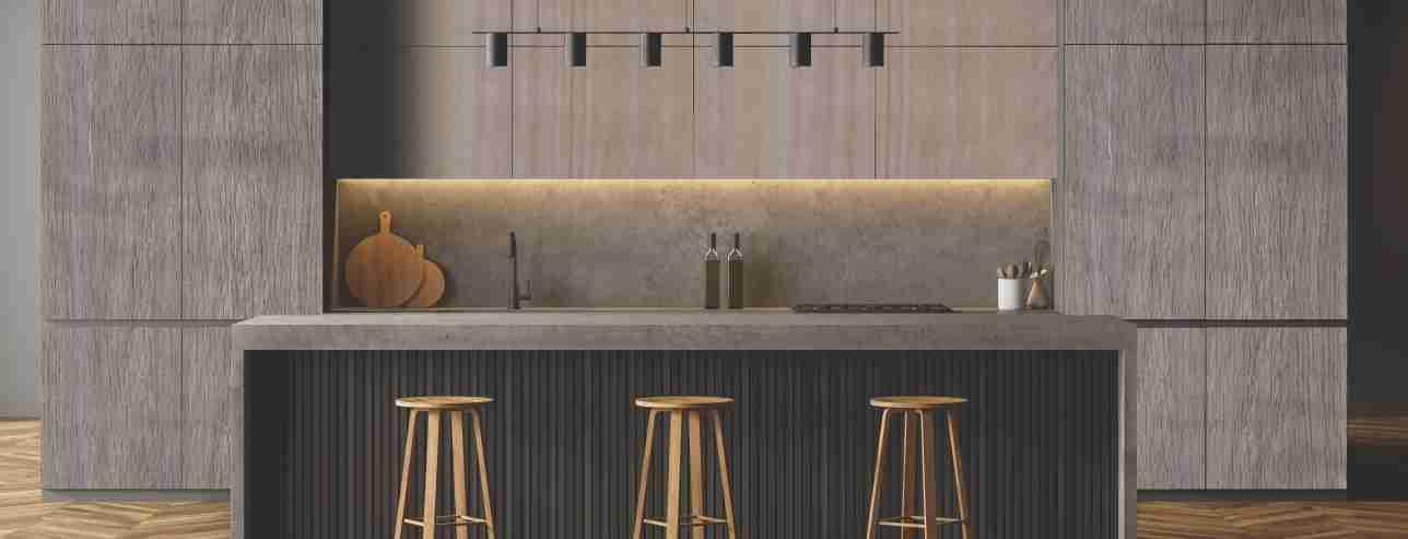 Coal Willo Wood Laminate 8x4 ft High Gloss 1 mm - Oliviya 9259