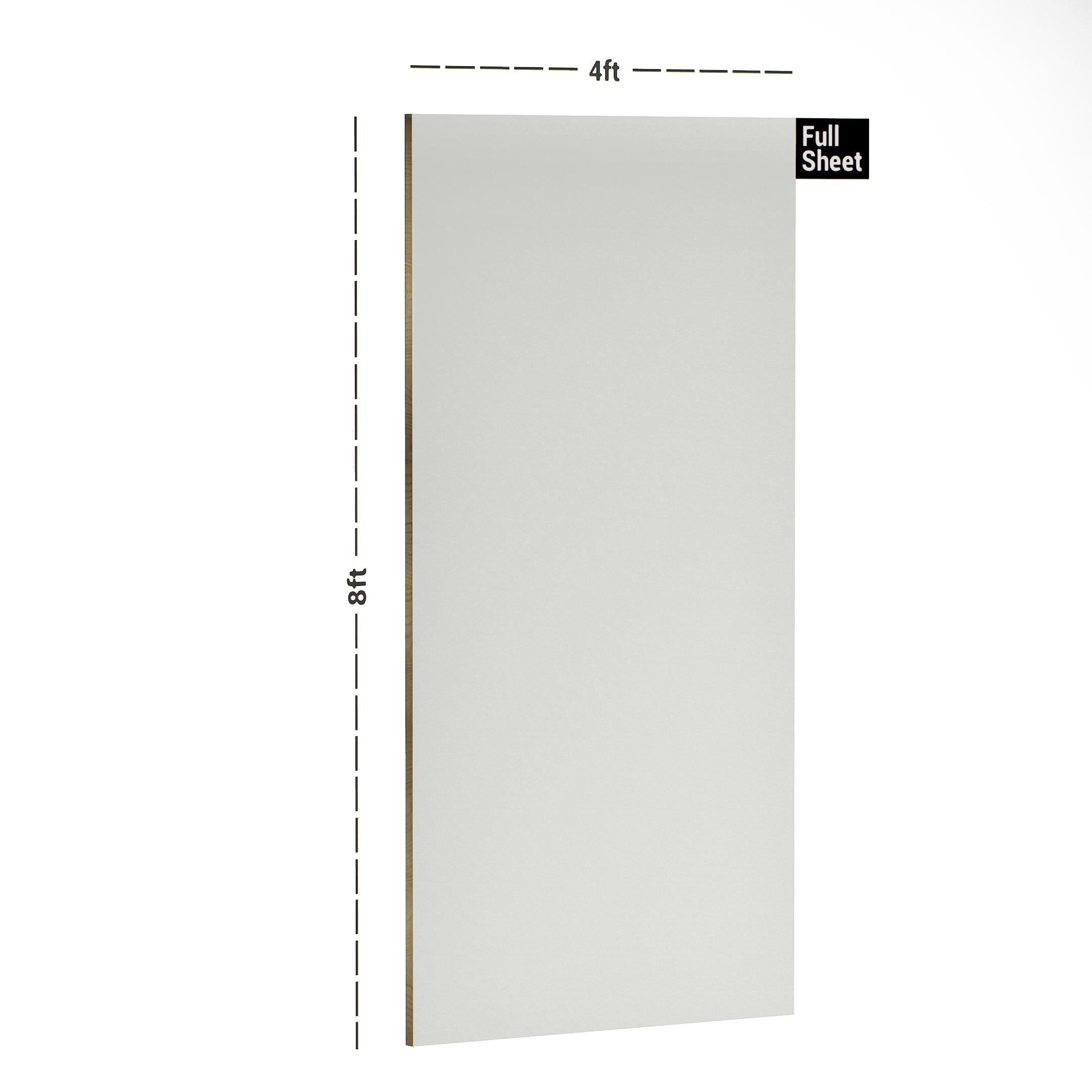 L121 Egg White Plain Laminate 8x4 ft Texture 1 mm - PC 02