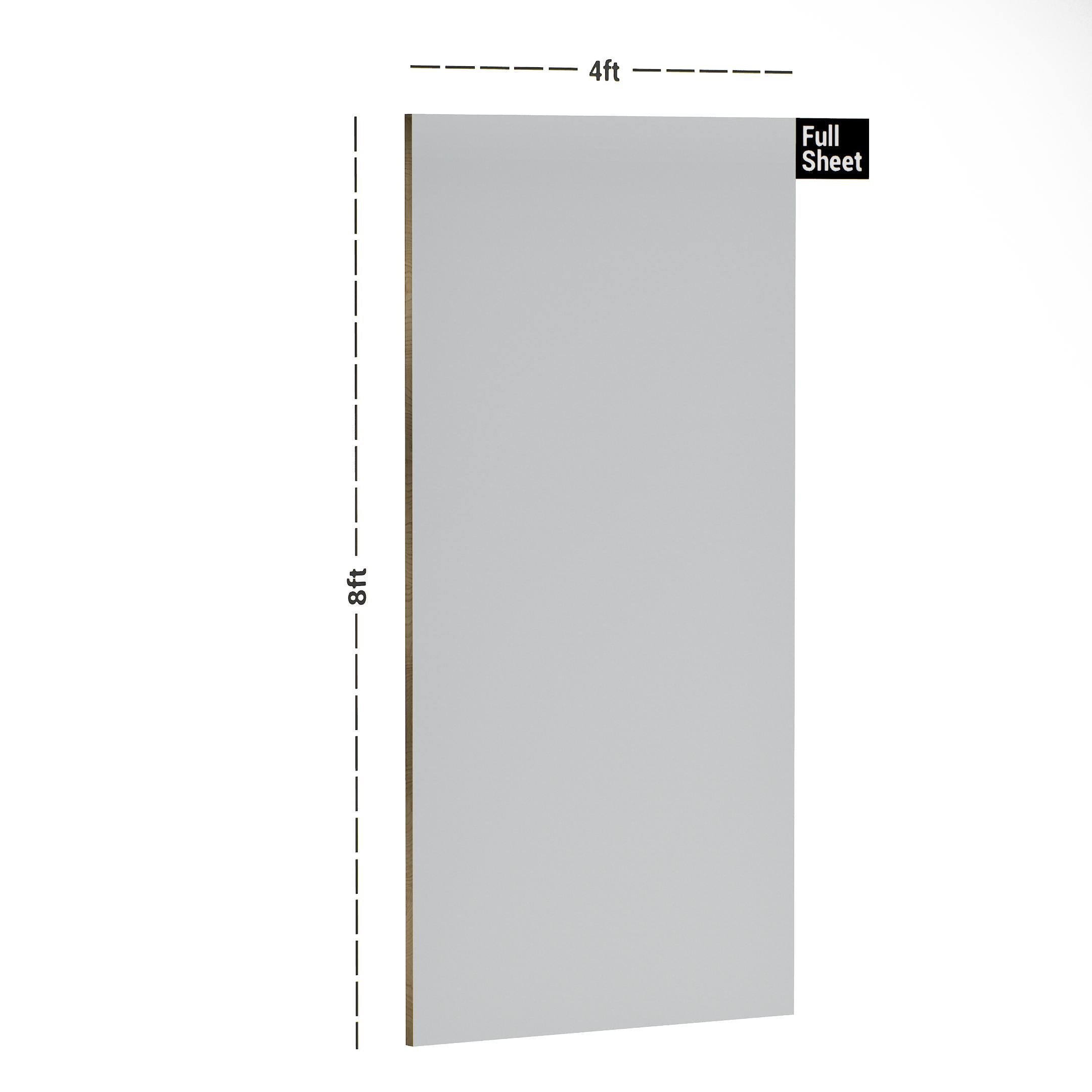 Grinich Grey Plain Laminate 8x4 ft Suede 1 mm - PC 06