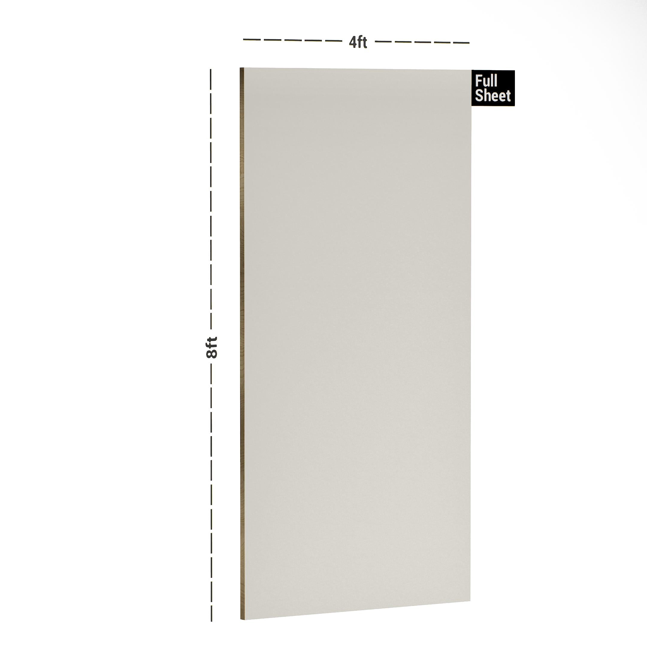 Almond Plain Laminate 8x4 ft Suede 1 mm - PC 08