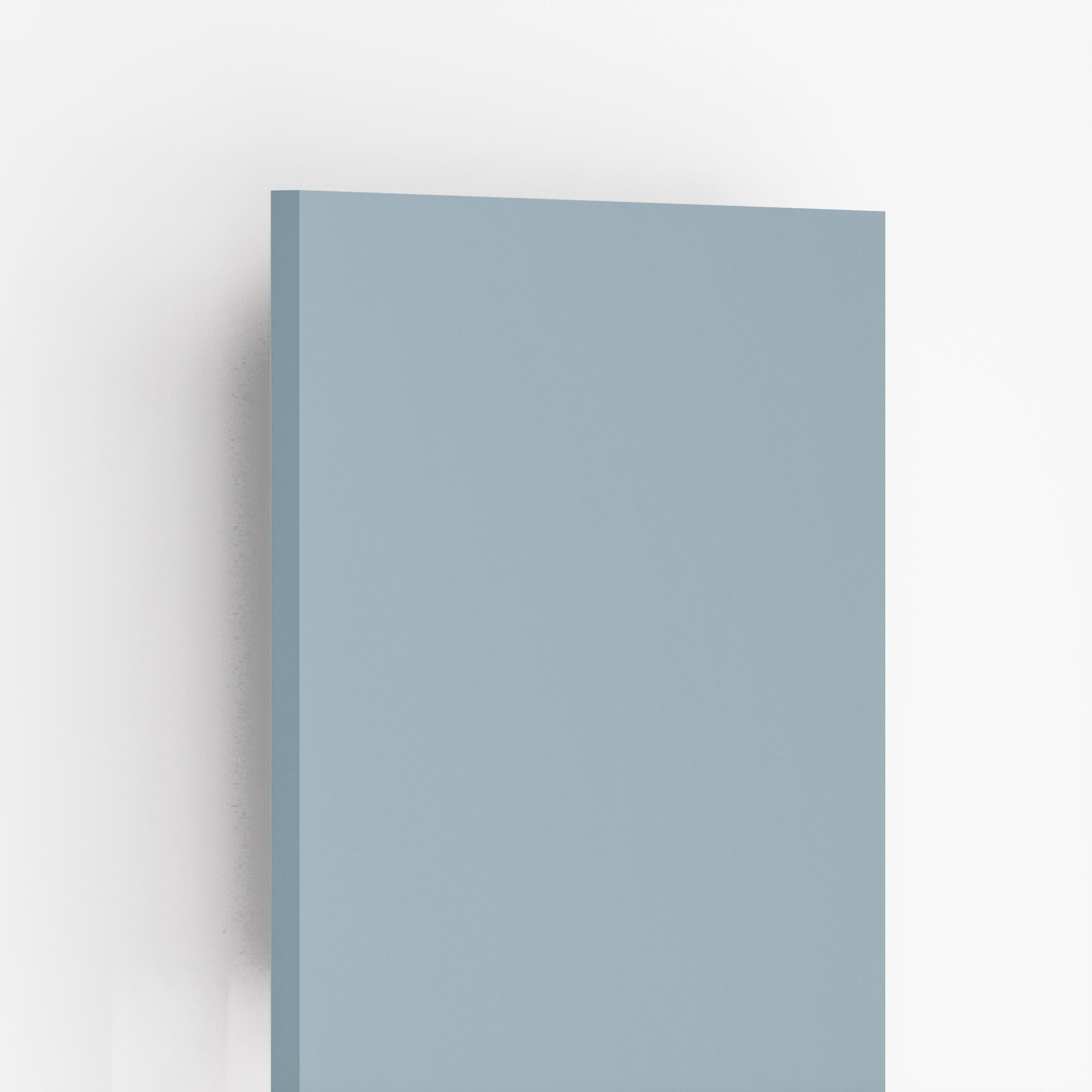 Fogg Blue Plain Laminate 8x4 ft Texture 1 mm - PC 110