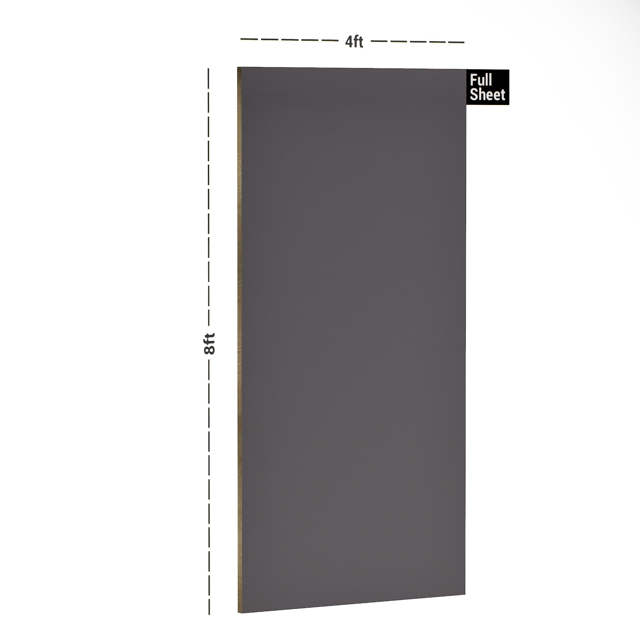 Morning Grey Plain Laminate 8x4 ft Suede 1 mm - PC 119