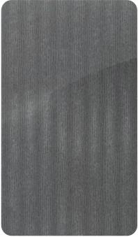 L22 Stannic Line Black Fluted Laminate 8x4 ft Texture 1 mm - PC 135