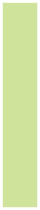 Green plain laminate with glossy finish and smooth texture