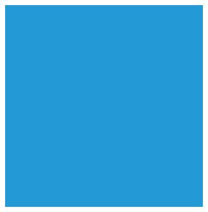 Aqua Blue Plain Laminate 8x4 ft Suede 1 mm - PC 37