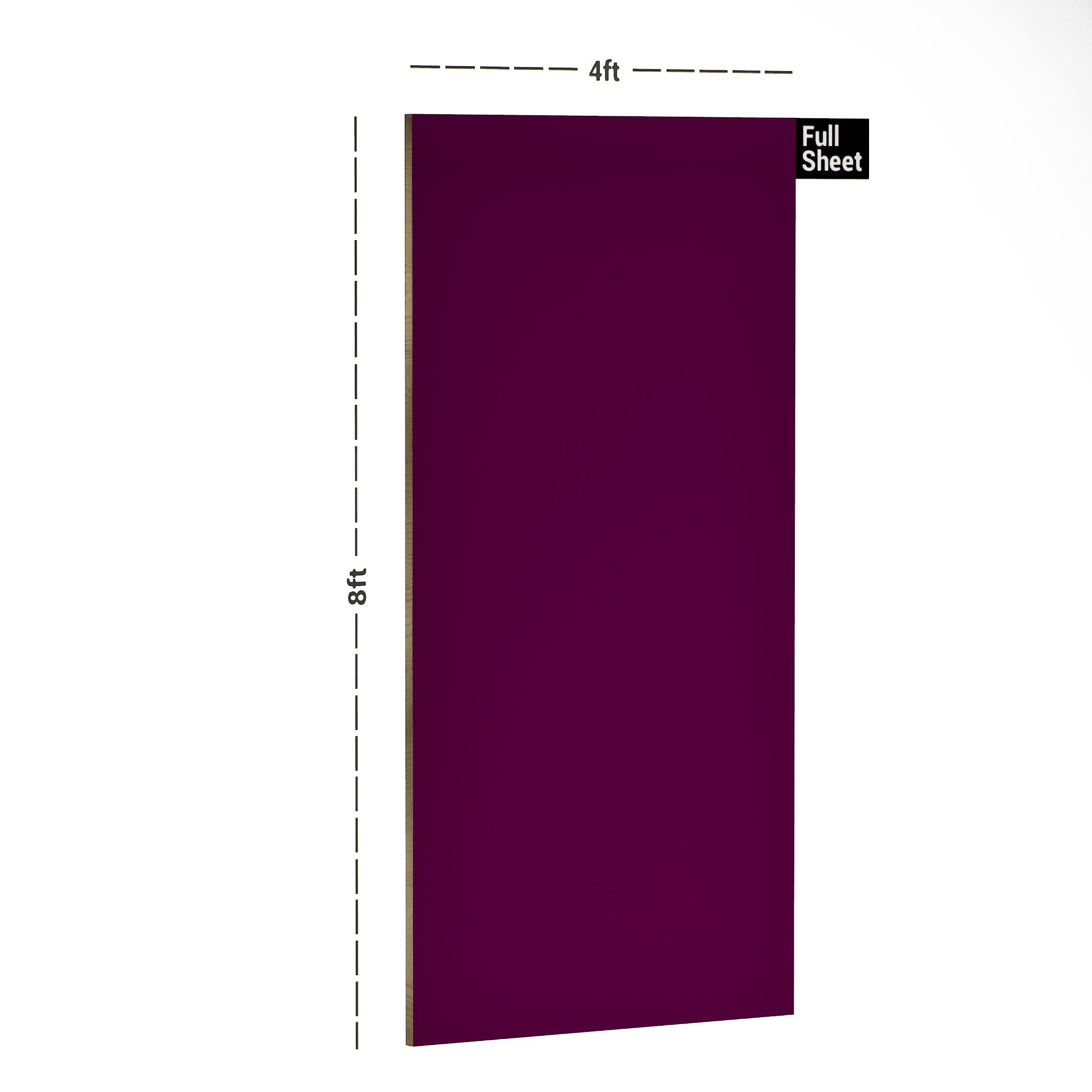 L22 Blossom Pink Plain Laminate 8x4 ft High Gloss 1 mm - PC 45