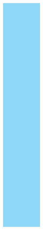 L22 Sky Blue Plain Laminate 8x4 ft High Gloss 1 mm - PC 57