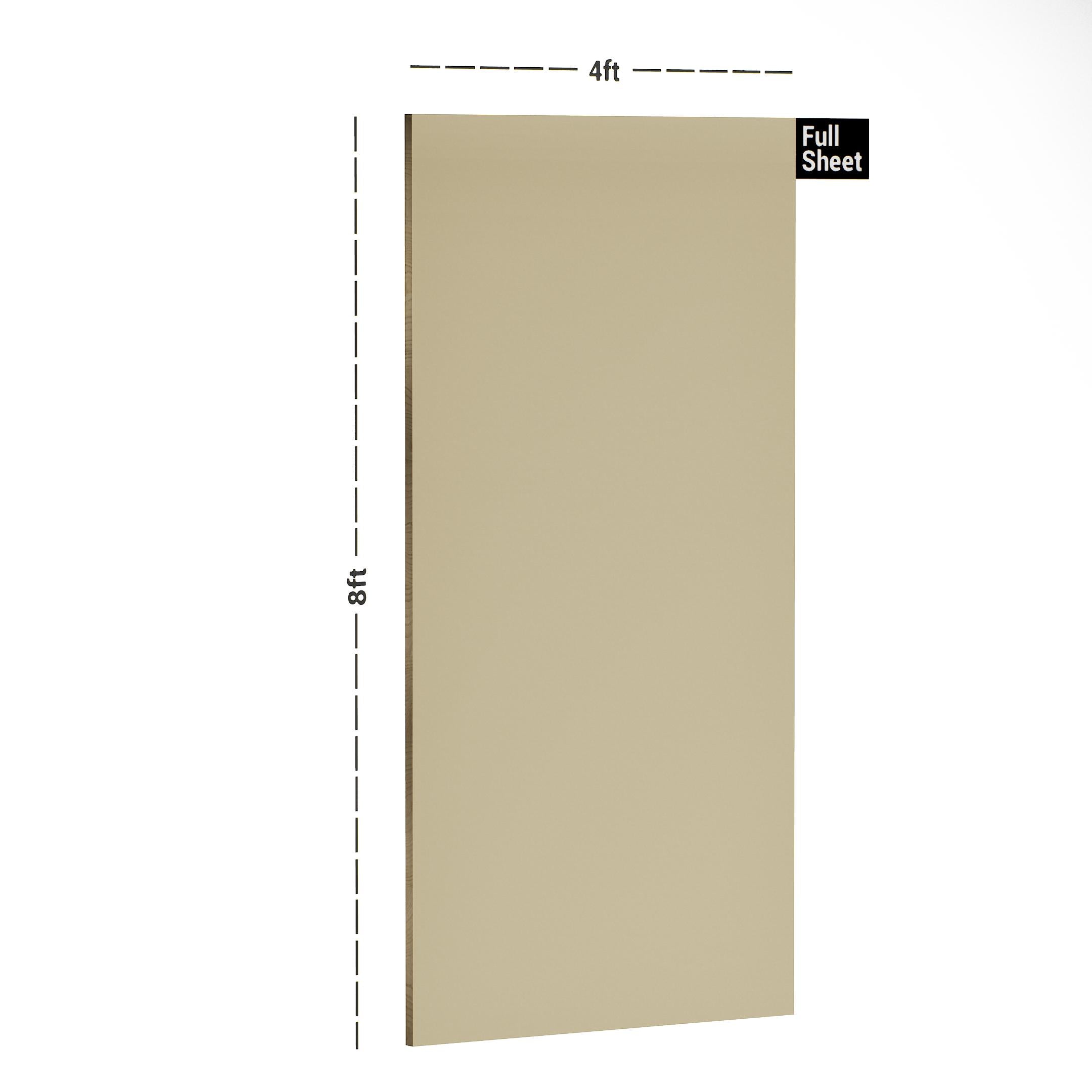 Soft Sepia Plain Laminate 8x4 ft Suede 1 mm - PC 75