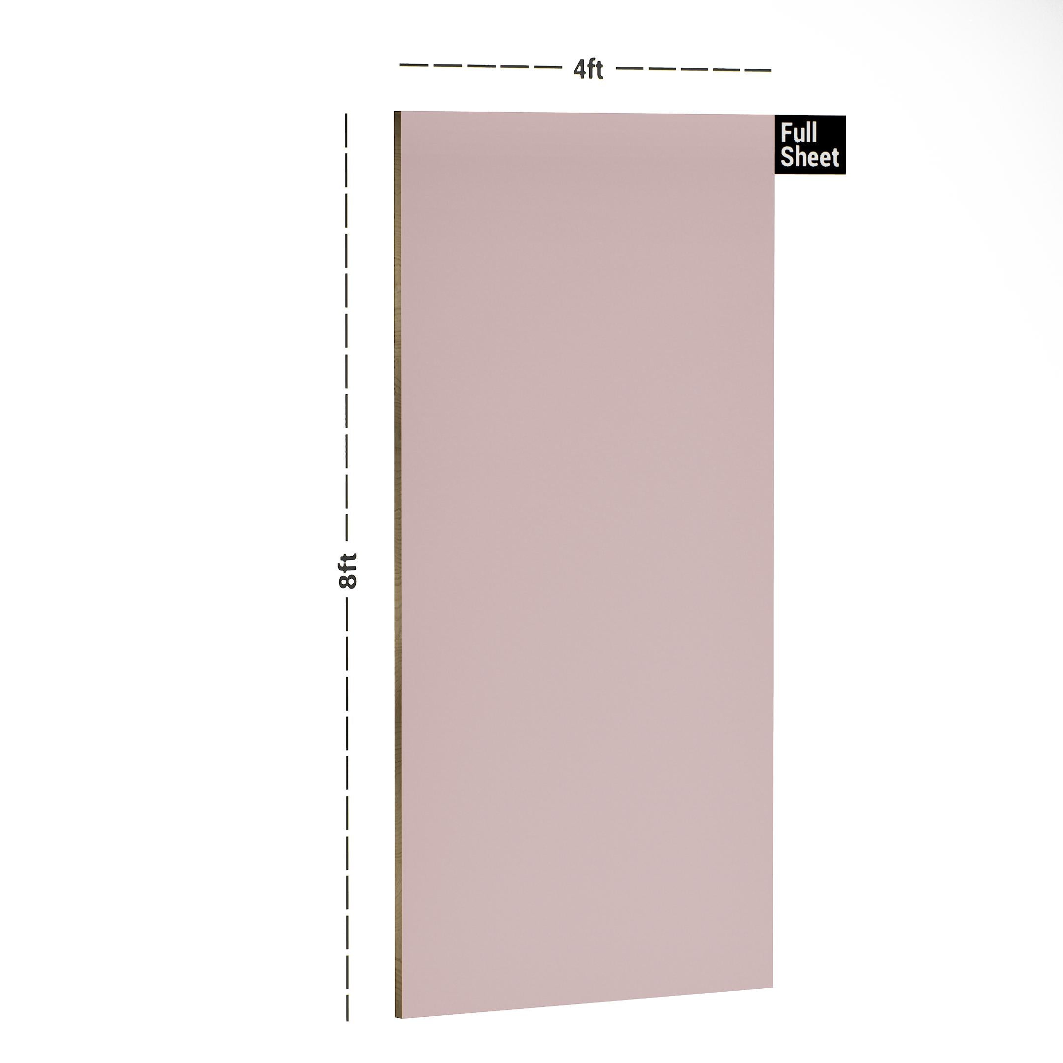 Ballerina Pink Plain Laminate 8x4 ft Suede 1 mm - PC 99
