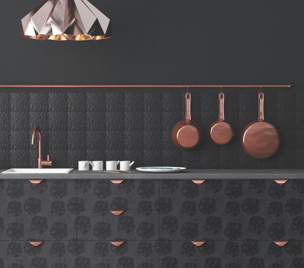 Foxtort PVC Pattern Leqpard Dark Blossam Designer Laminate 8x4 ft Texture 1.25 mm - PDG 815